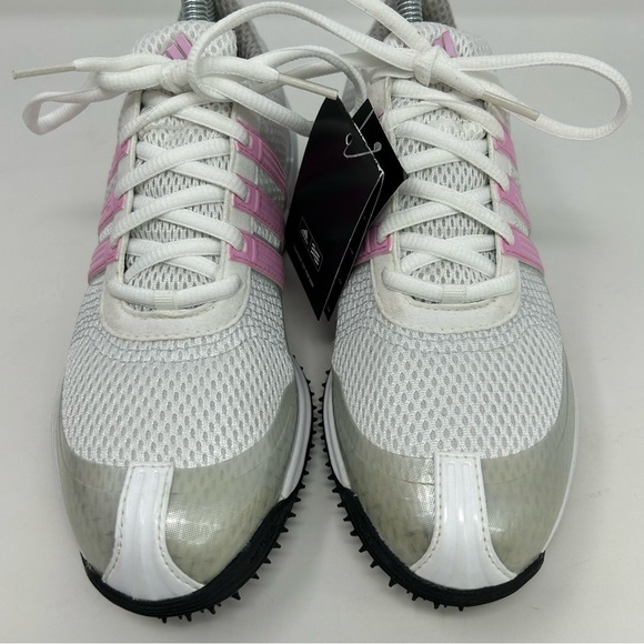 Adidas Pink, White & Gray Traxion Lite FM S Golf Shoes Size 6.5 Outdoors Summer - Picture 6 of 16